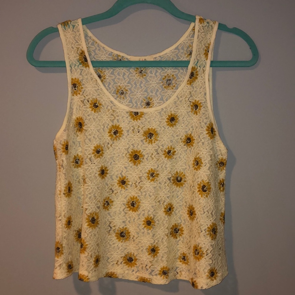 Sunflower tank top!